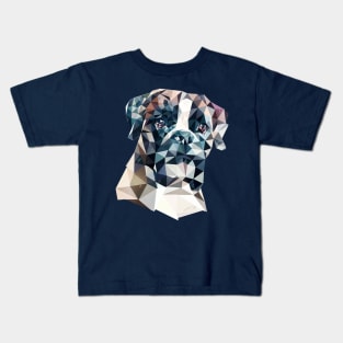 Boxer (Low Poly) Kids T-Shirt